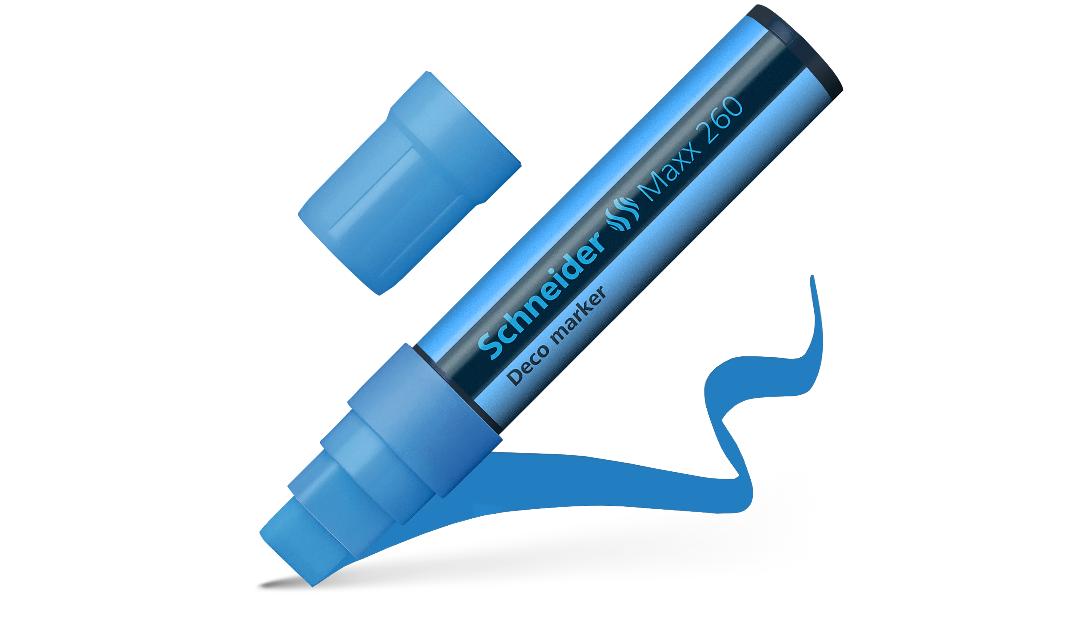 SCHNEIDER Kreidermarker Maxx 260 5 - 15 mm Blockspitzte hellblau