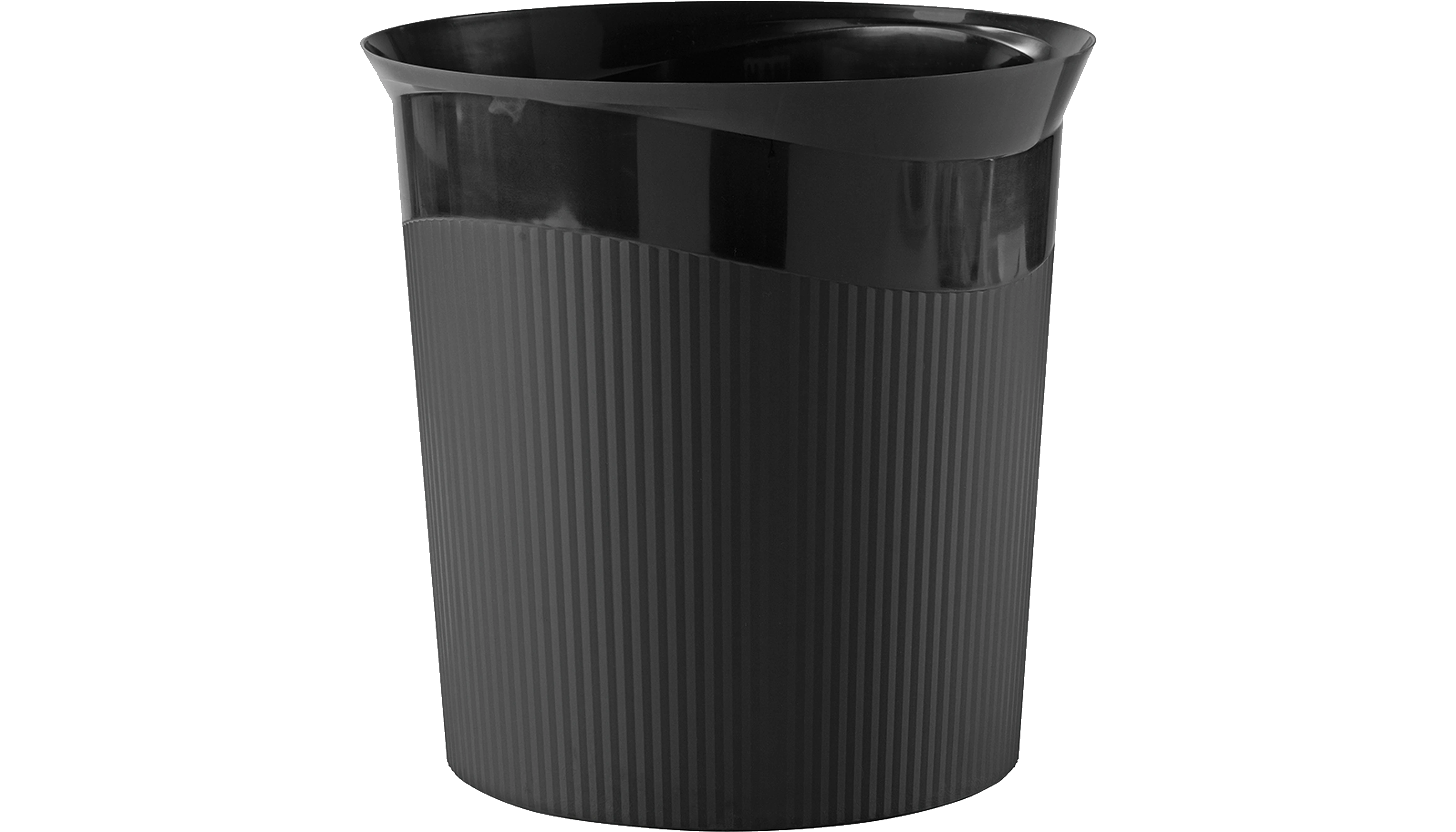 DELETE HAN Papierkorb Re-LOOP 28,8 x 28,7 cm (Ø x H) schwarz