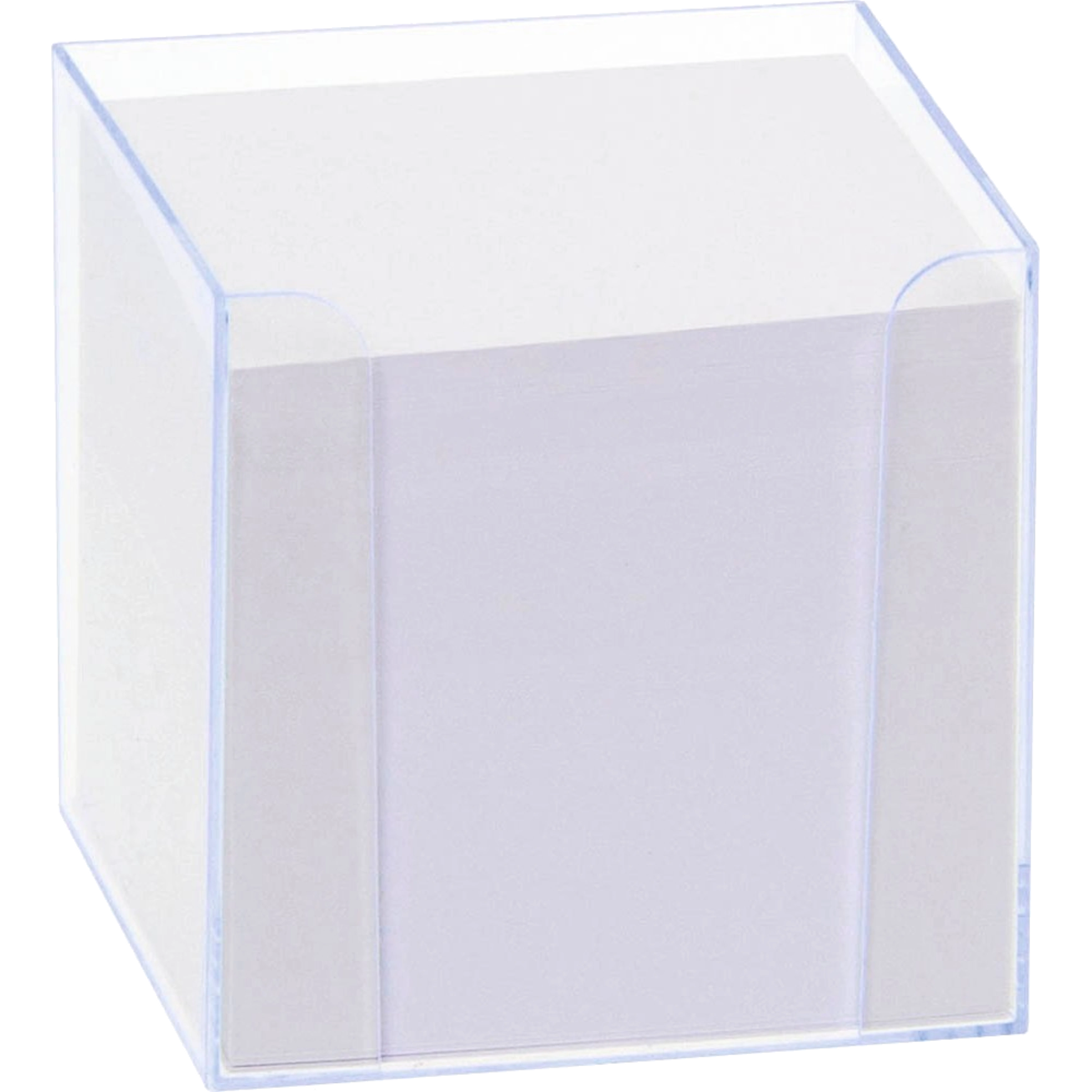 FOLIA Zettelbox LUXBOX transparent blau inkl. 800 Notizzettel 9,5 x 9,5 x 9,5 cm FOLIA Zettelbox LUXBOX transparent blau inkl. 800 Notizzettel 9,5 x 9,5 x 9,5 cm