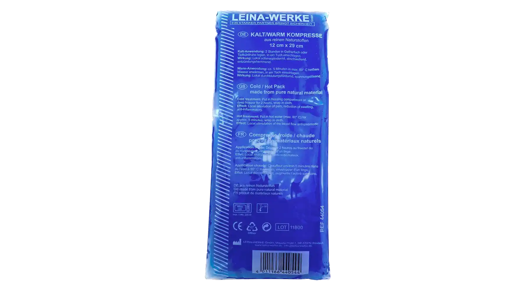 LEINA-WERKE Kühlpad 12 x 29 cm (B x L) blau 