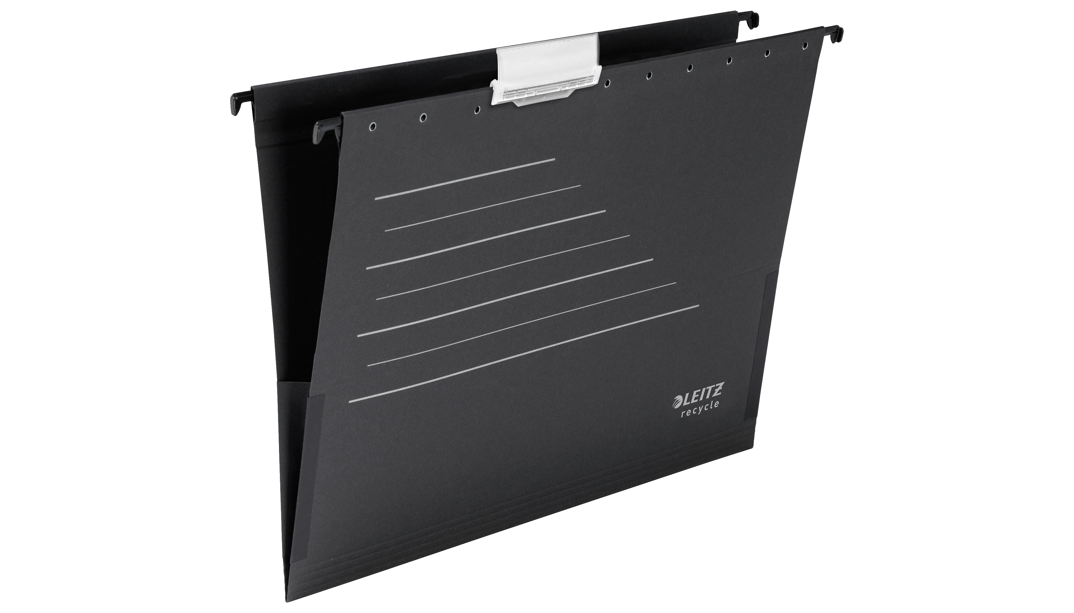 LEITZ Hängetasche ALPHA® Recycle DIN A4 250 g/m² Karton 100 % recycelt schwarz