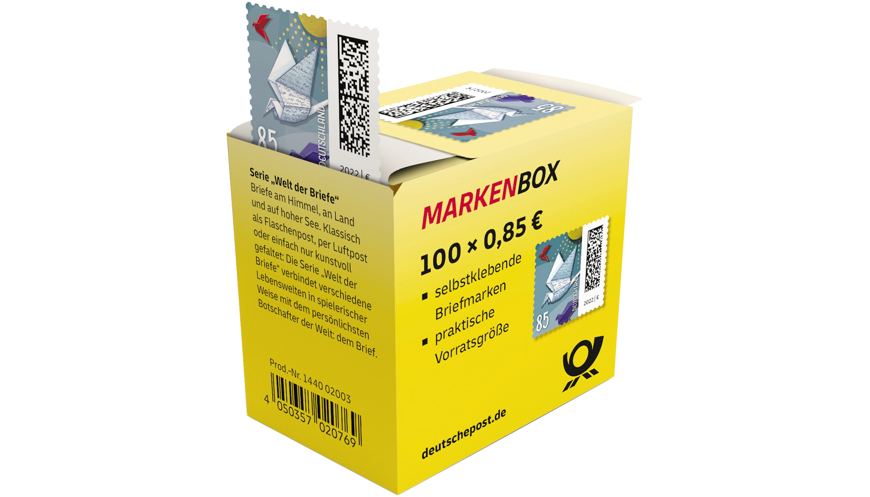 Briefmarke Welt der Briefe 0,85 Euro 100 St./Pack 