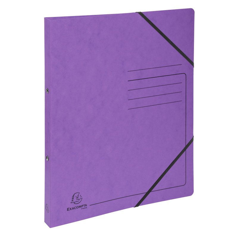 EXACOMPTA Ringbuch DIN A4 2 Ringe Karton violett  