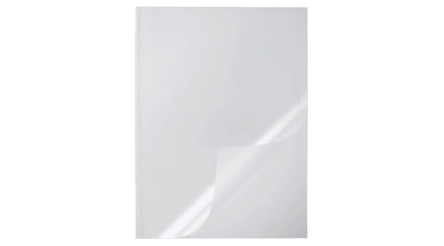 DURABLE Klemmschienenhüllle DIN A4  max. 100 Blatt 50 Stück/Pack transparent