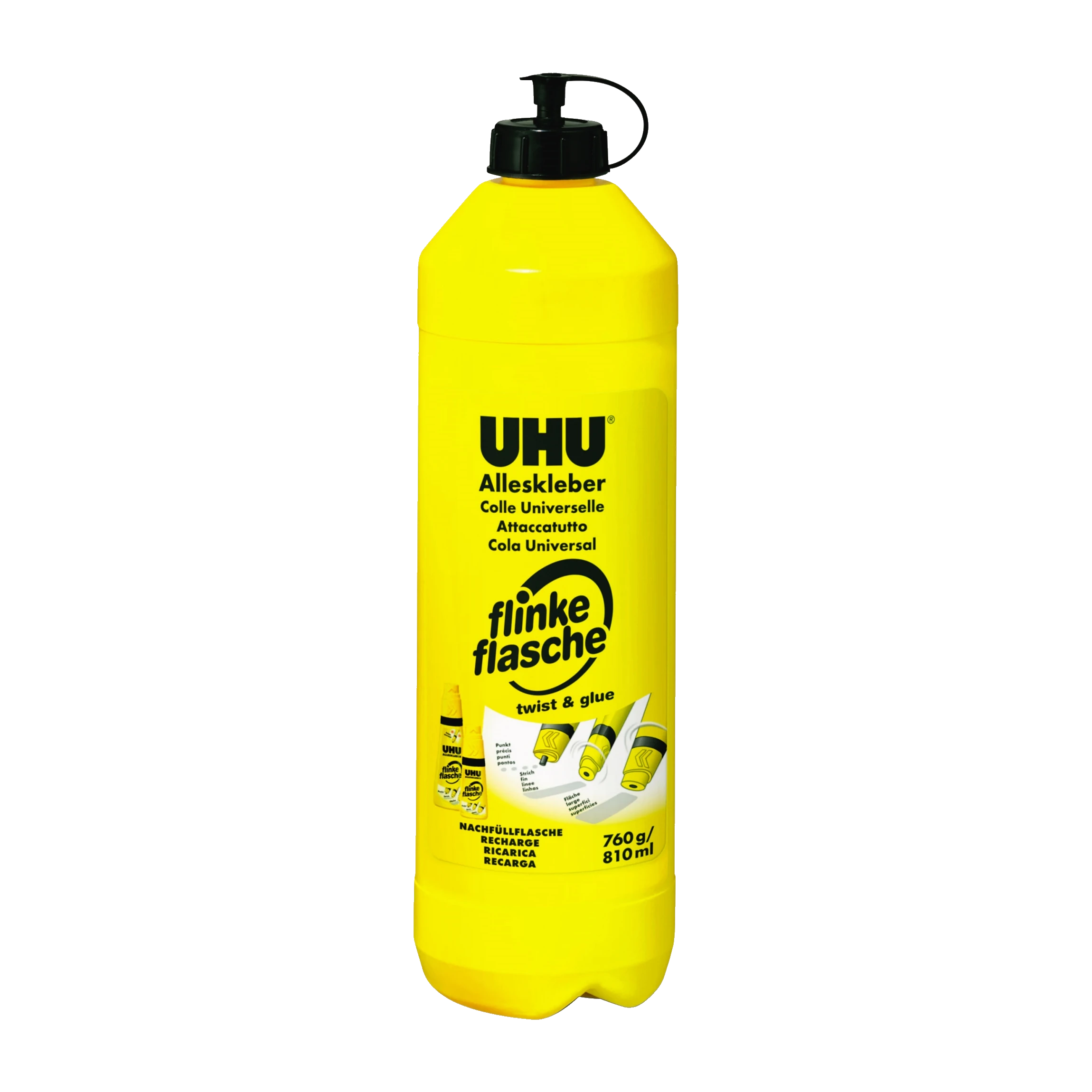 UHU® Nachfüllflasche Alleskleber flinke Flasche 760g