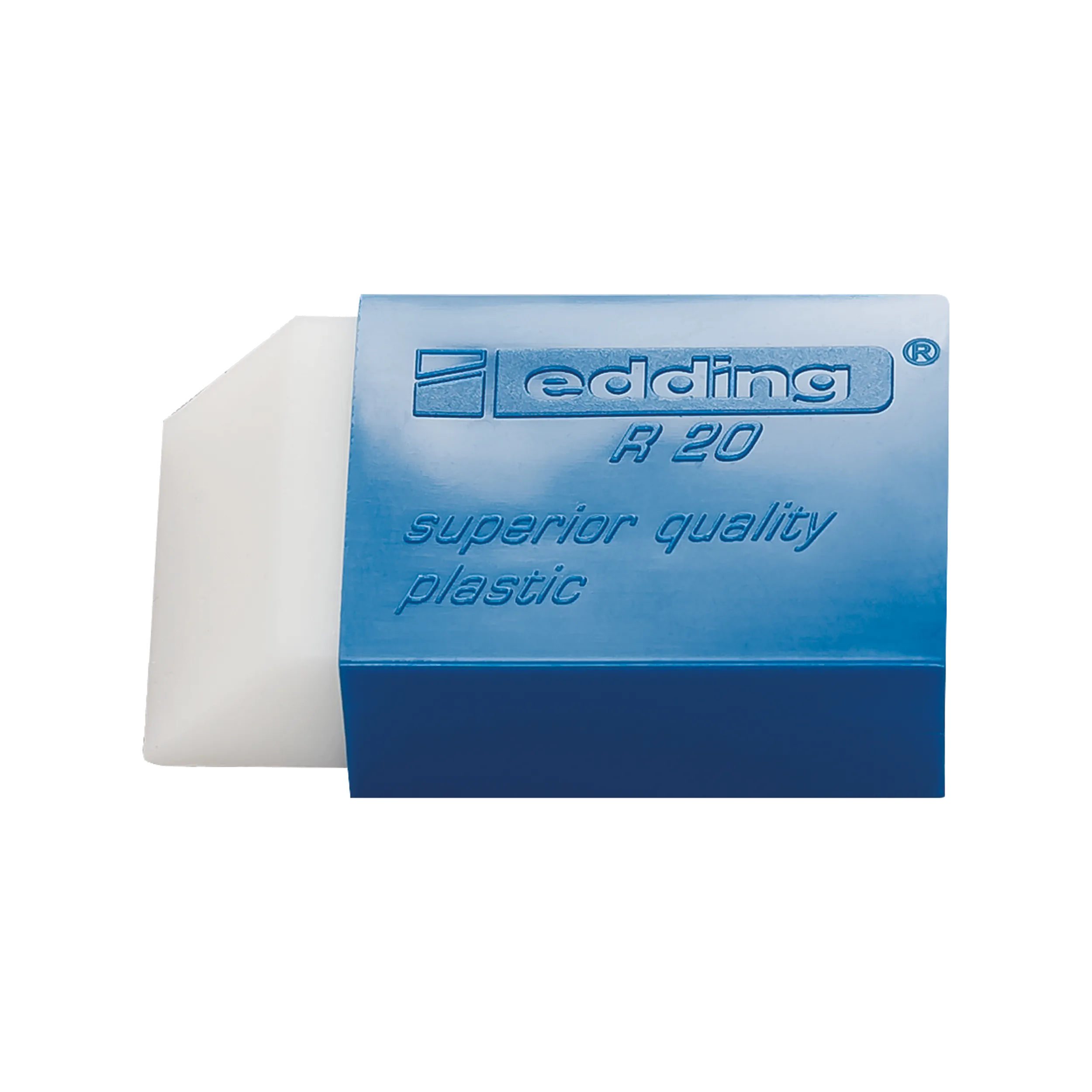 EDDING Radierer R 20 Kunststoff  transparent   