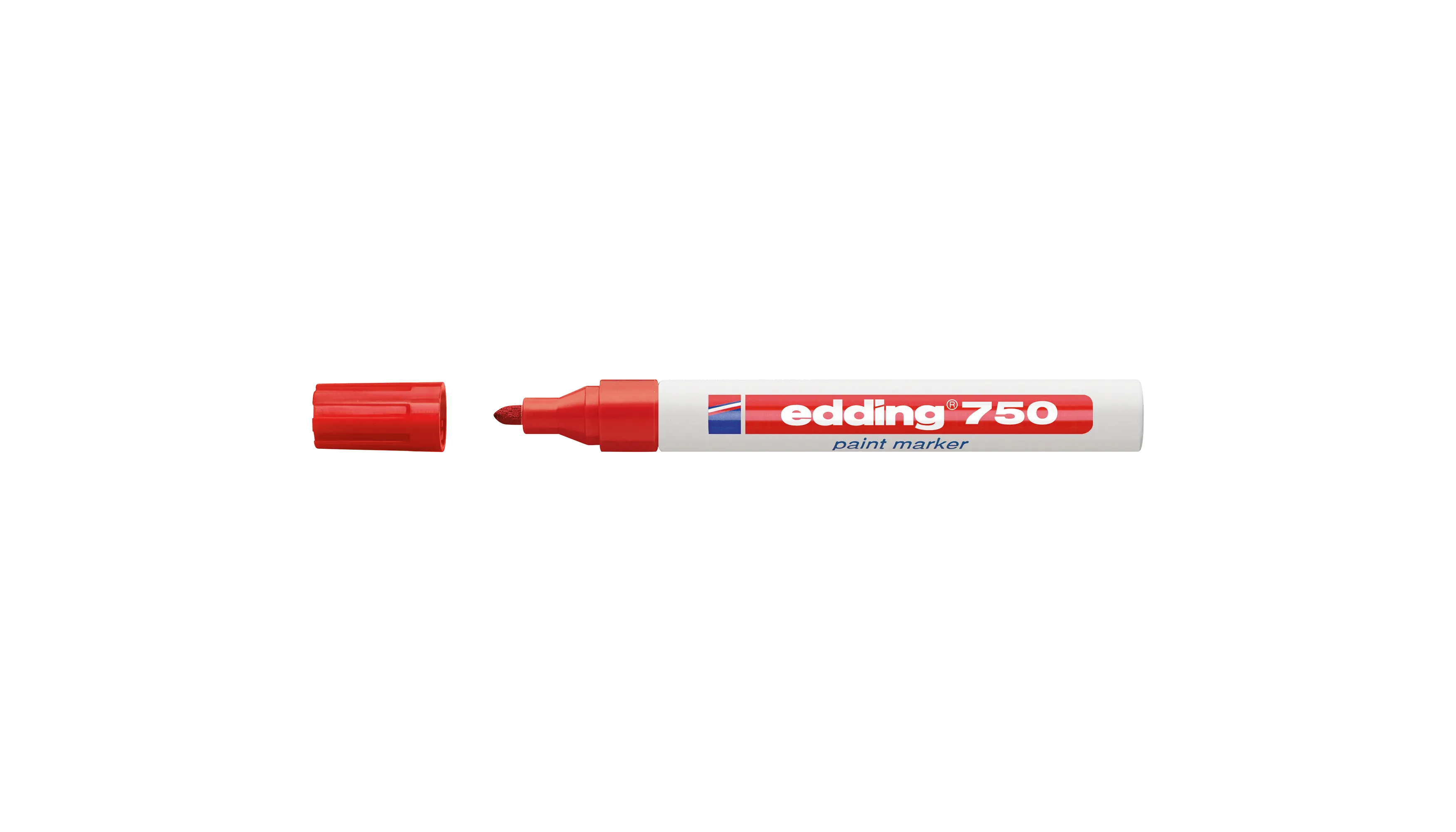EDDING Lackmarker 750 permanent 2-4mm Rundspitze rot