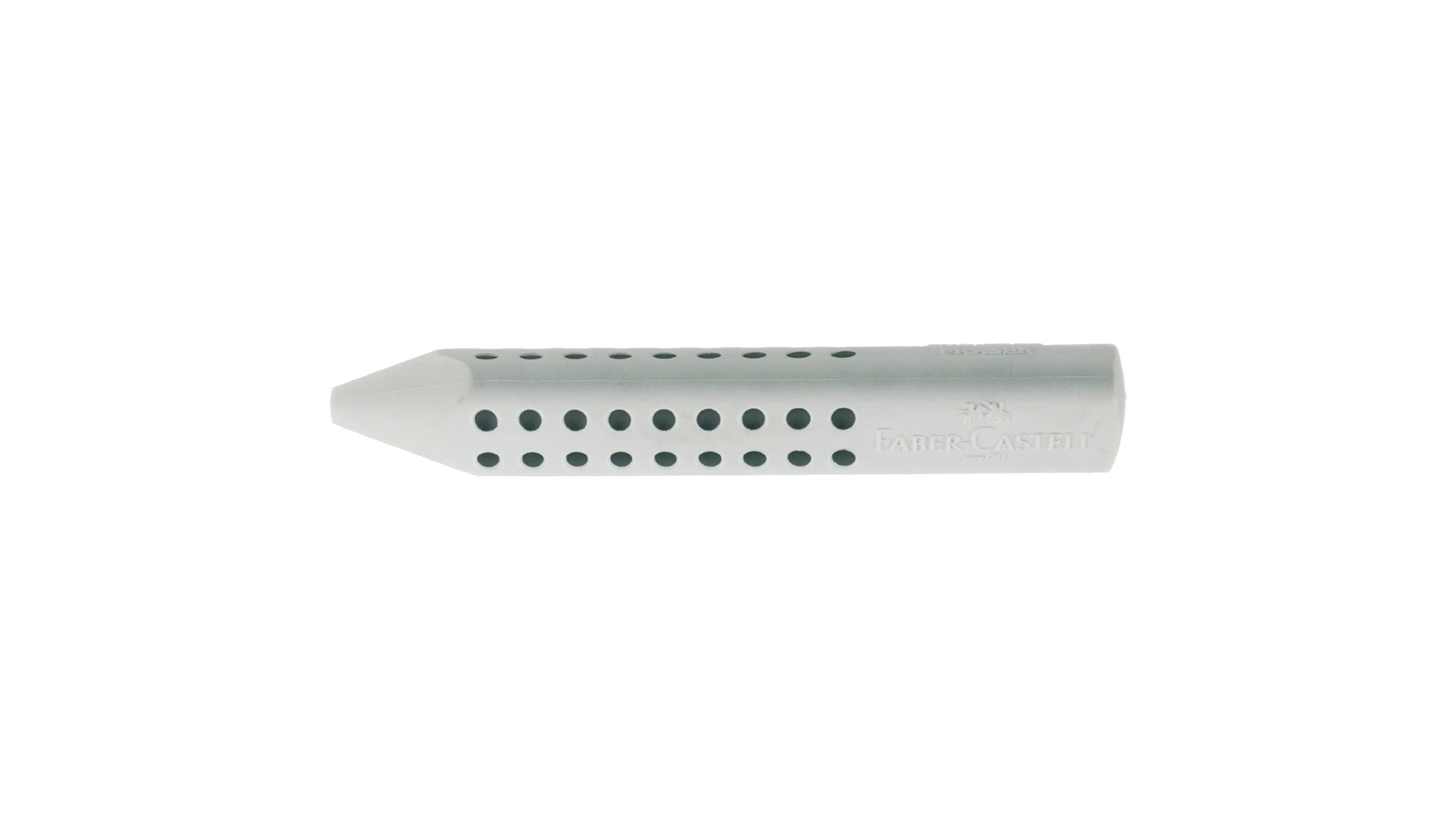 FABER-CASTELL Dreikantradierer GRIP 2001  1,4 x 1,4 x 9 cm grau