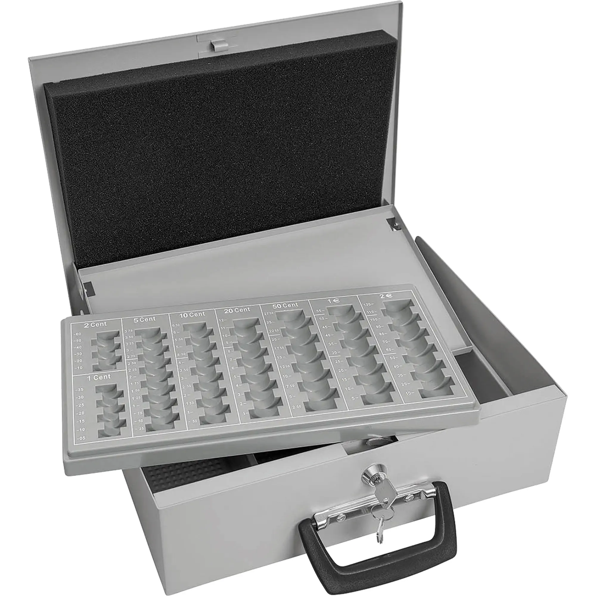 WEDO Geldkassette Universal grau 35,5 x 10 x 27,5 cm (B x H x T)