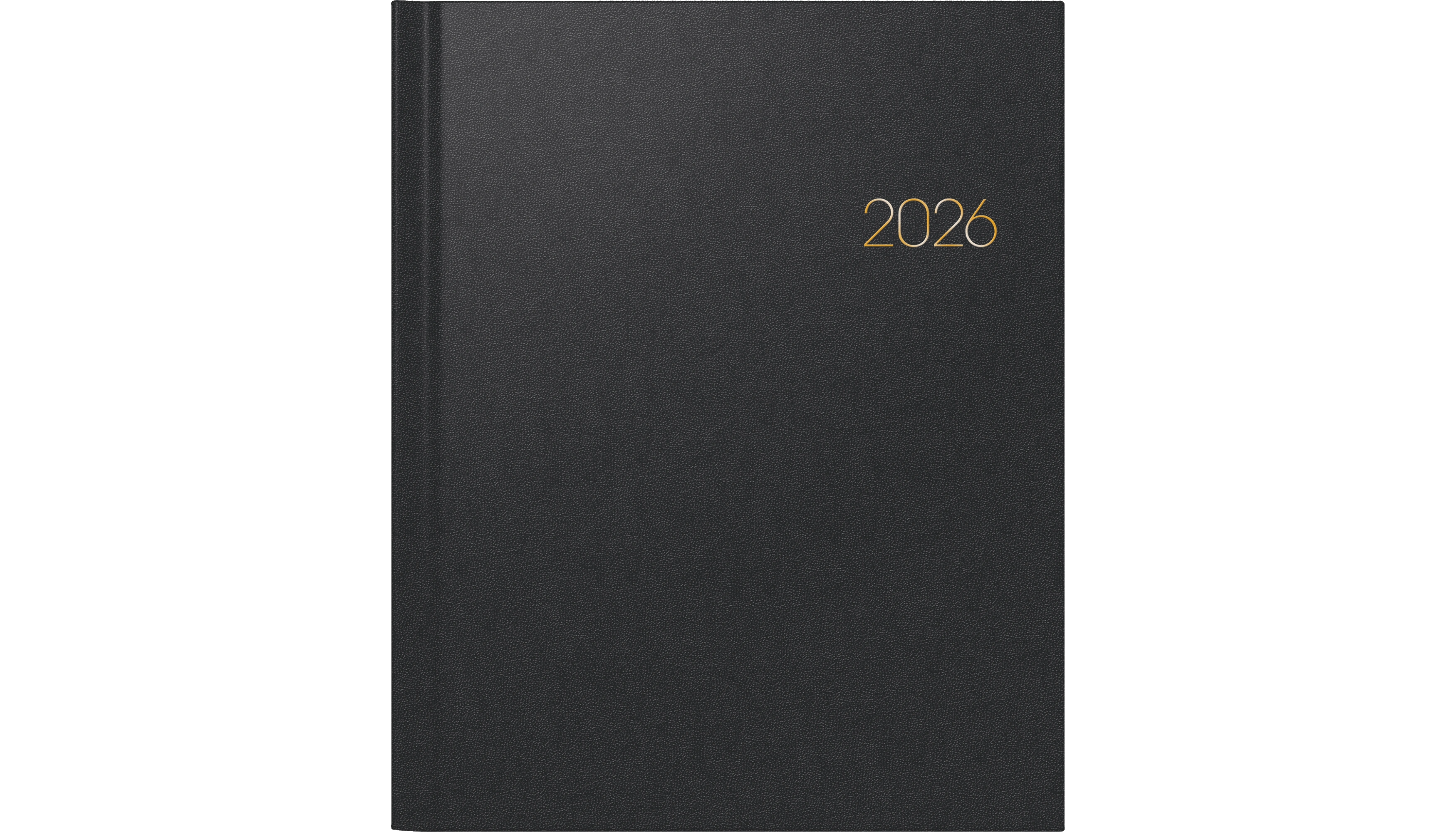 BRUNNEN Buchkalender Manager Wt 7 - weektimer® 2026 1 Woche/2 Seiten 21 x 26 cm (B x H) schwarz