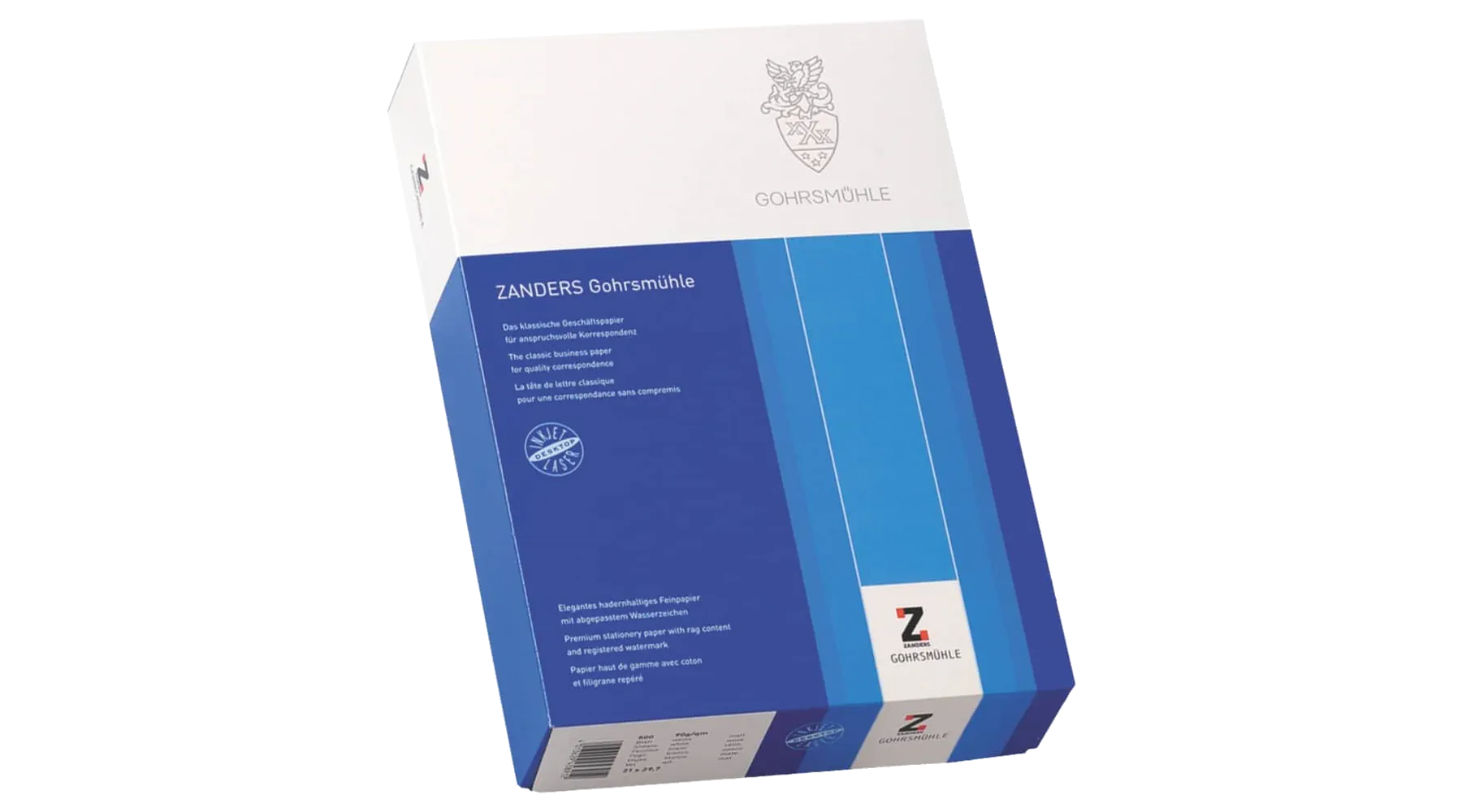 ZANDERS Gohrsmühle Briefpapier  DIN A4 weiß  90 g/m² 500 Blatt/Pack
