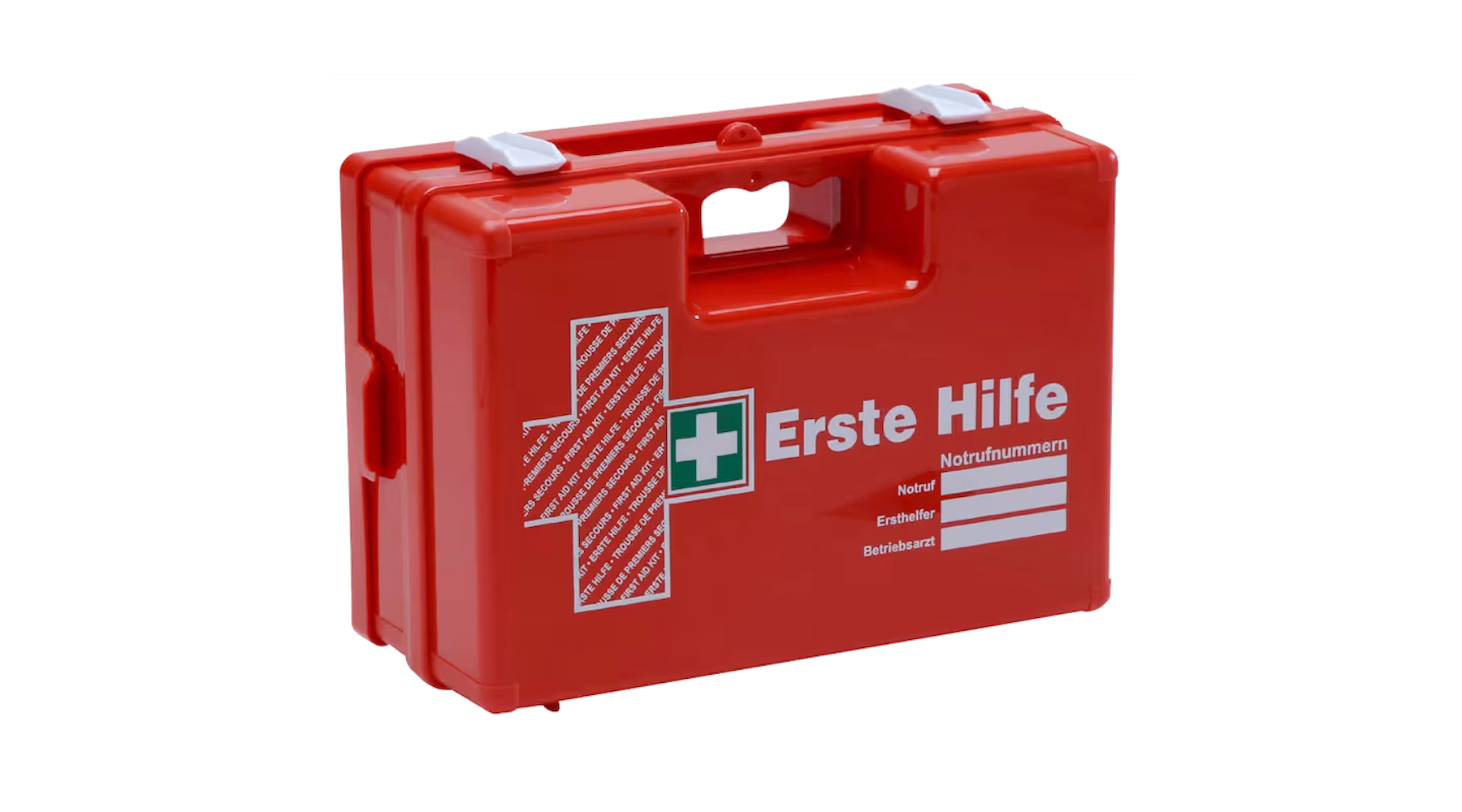 LEINA-WERKE Erste-Hilfe-Koffer Quick DIN 13157 26 x 11 x 17 cm (B x T x H) orange