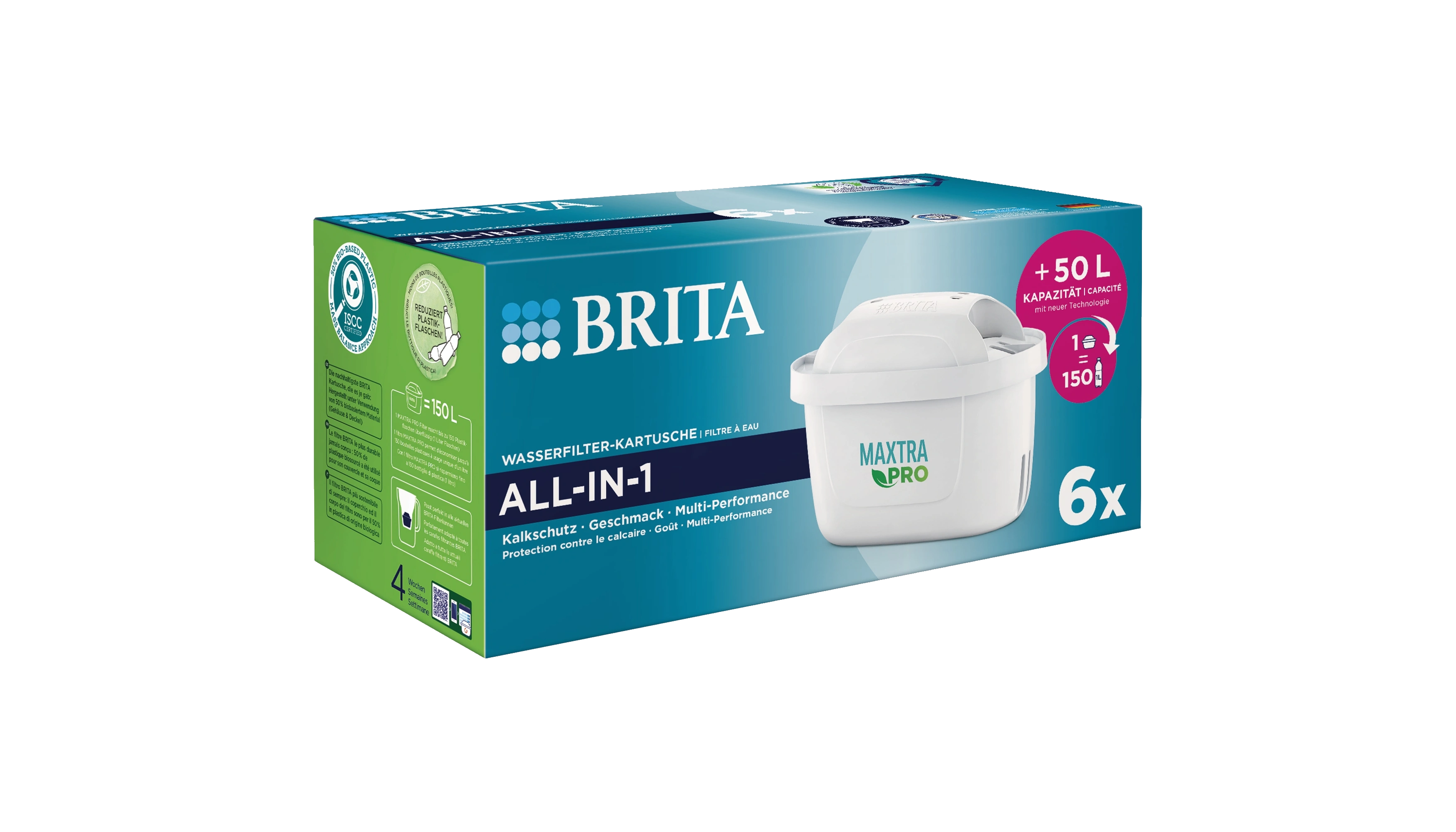 BRITA Filterkartusche MAXTRA PRO ALL-IN-1 6 Stück/Pack