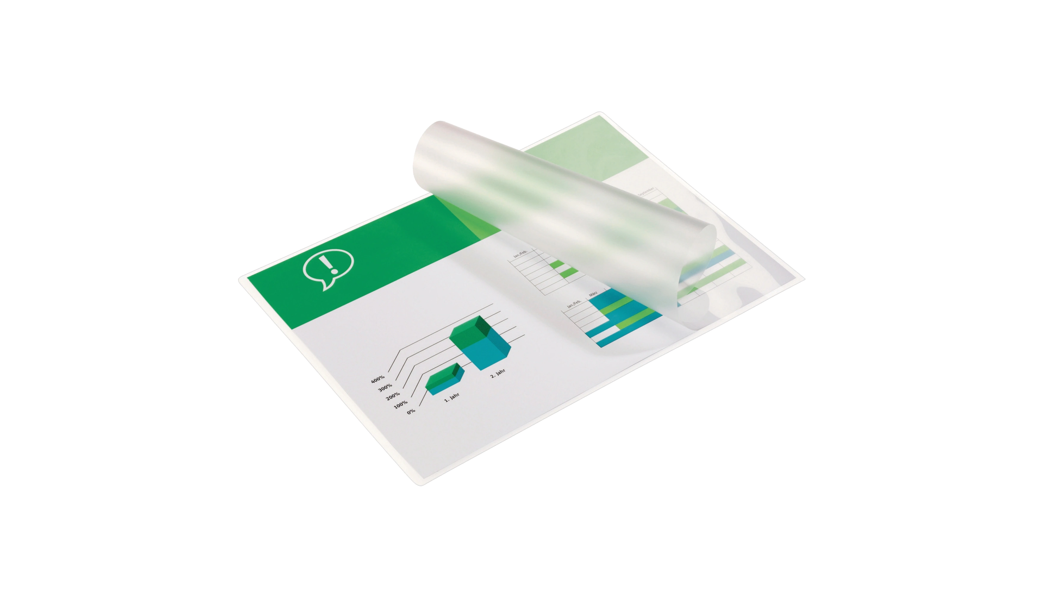 GBC® Laminierfolie Document™ Pouch DIN A6 125 µm glänzend 100 Stück/Pack transparent