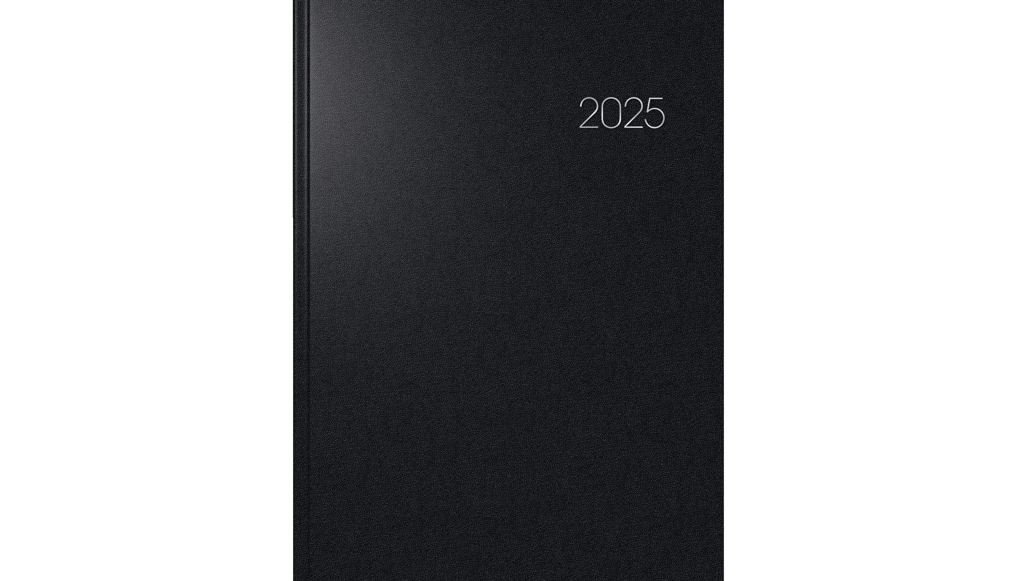 BRUNNEN Buchkalender Balacron DIN A4  1 Tag/1 Seite schwarz