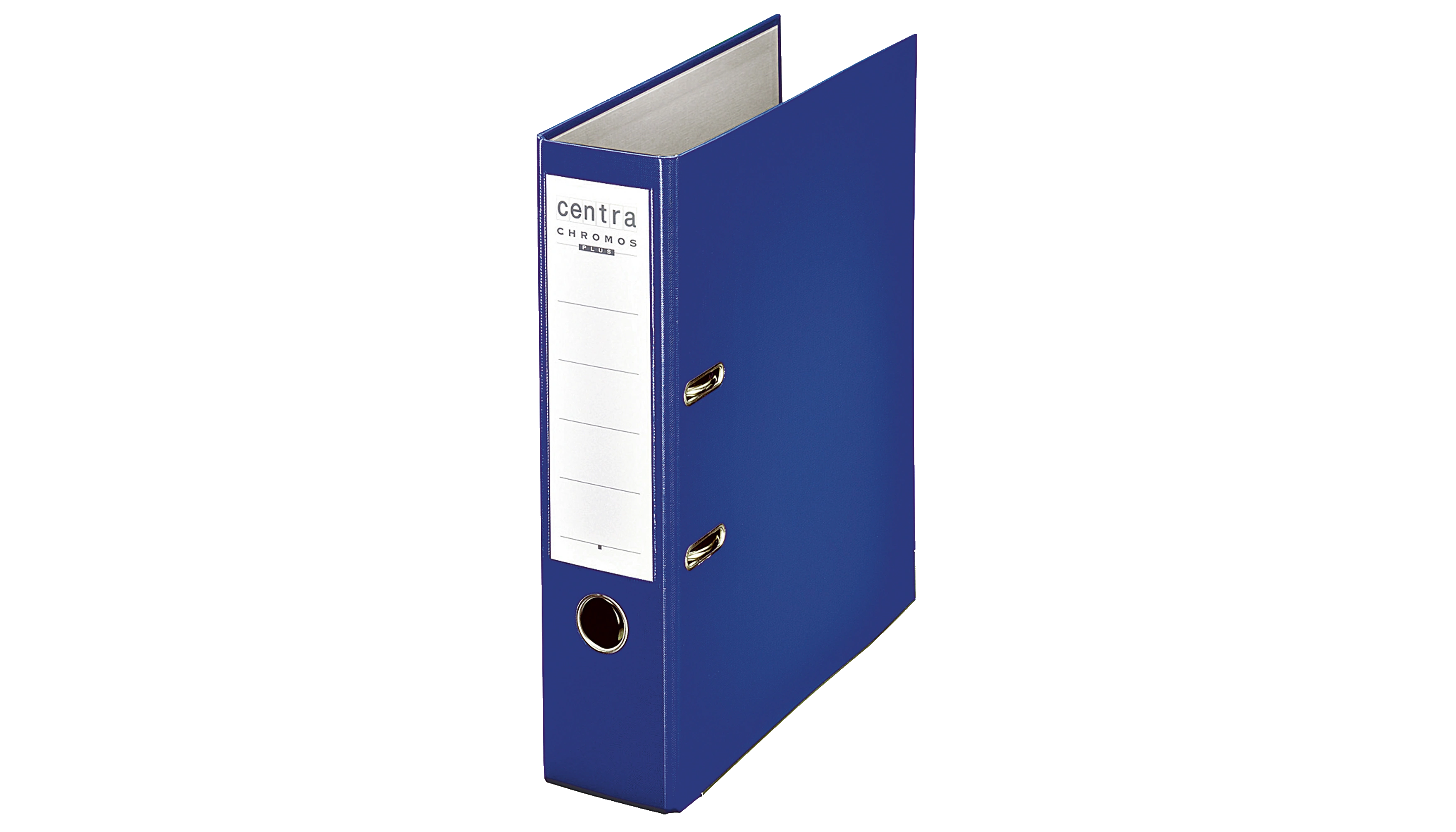CENTRA Ordner Chromos DIN A4  Rücken 80 mm blau