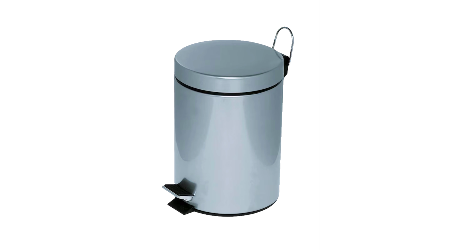 ALCO Mülleimer 20 Liter Ø 29,5 cm silber