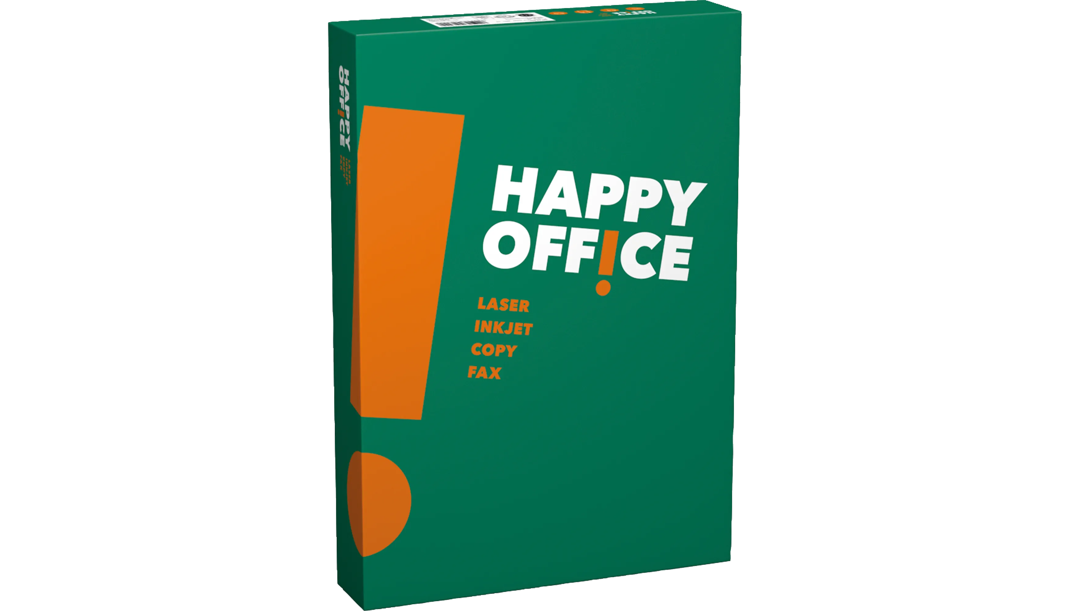 HAPPY OFFICE Kopierpapier DIN A4 80g/m² 500 Blatt pro Packung weiß