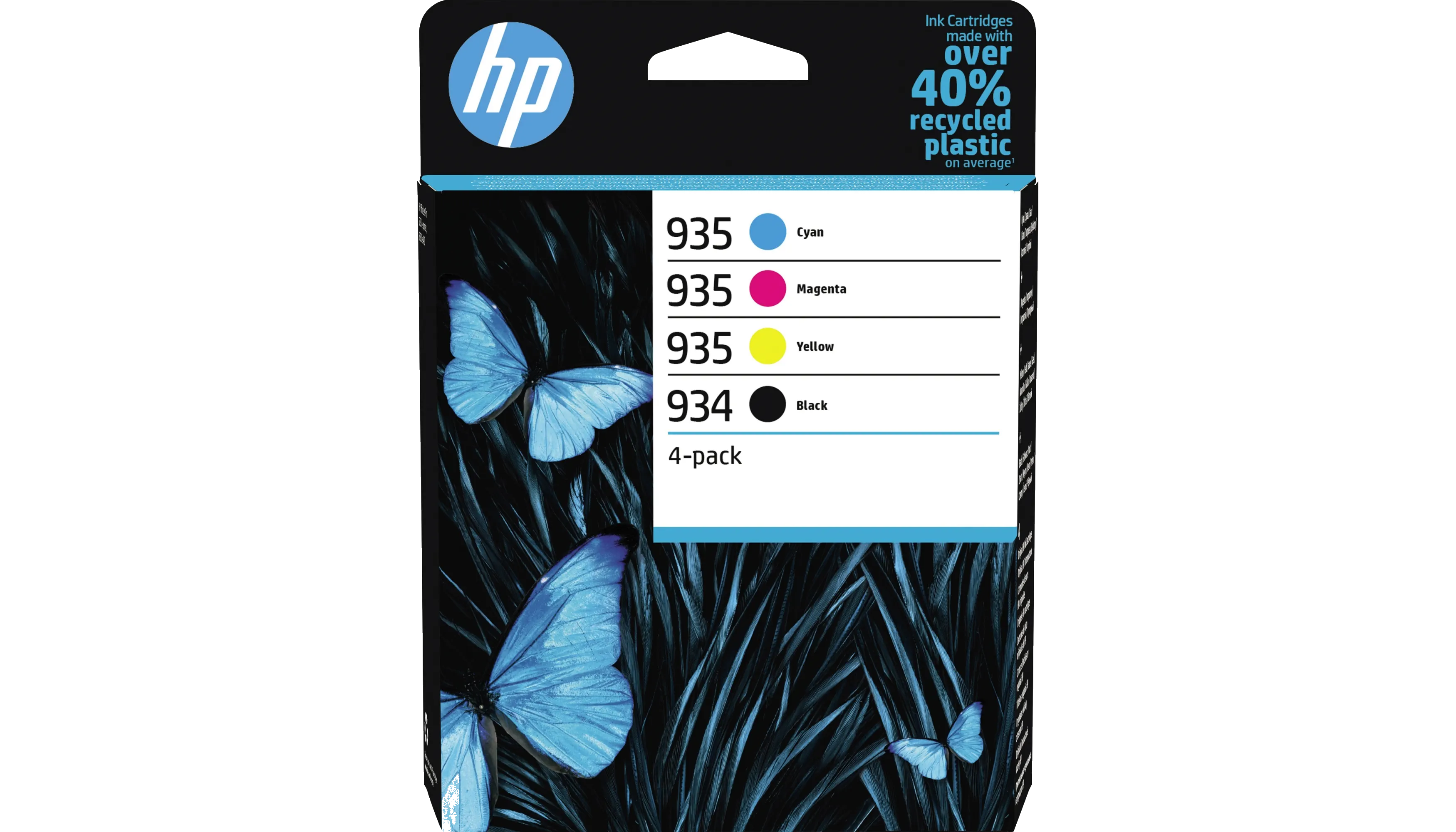 HP Tintenpatrone 934/935 4 x 400 Seiten 4 Stück pro Packung schwarz, cyan, magenta, gelb