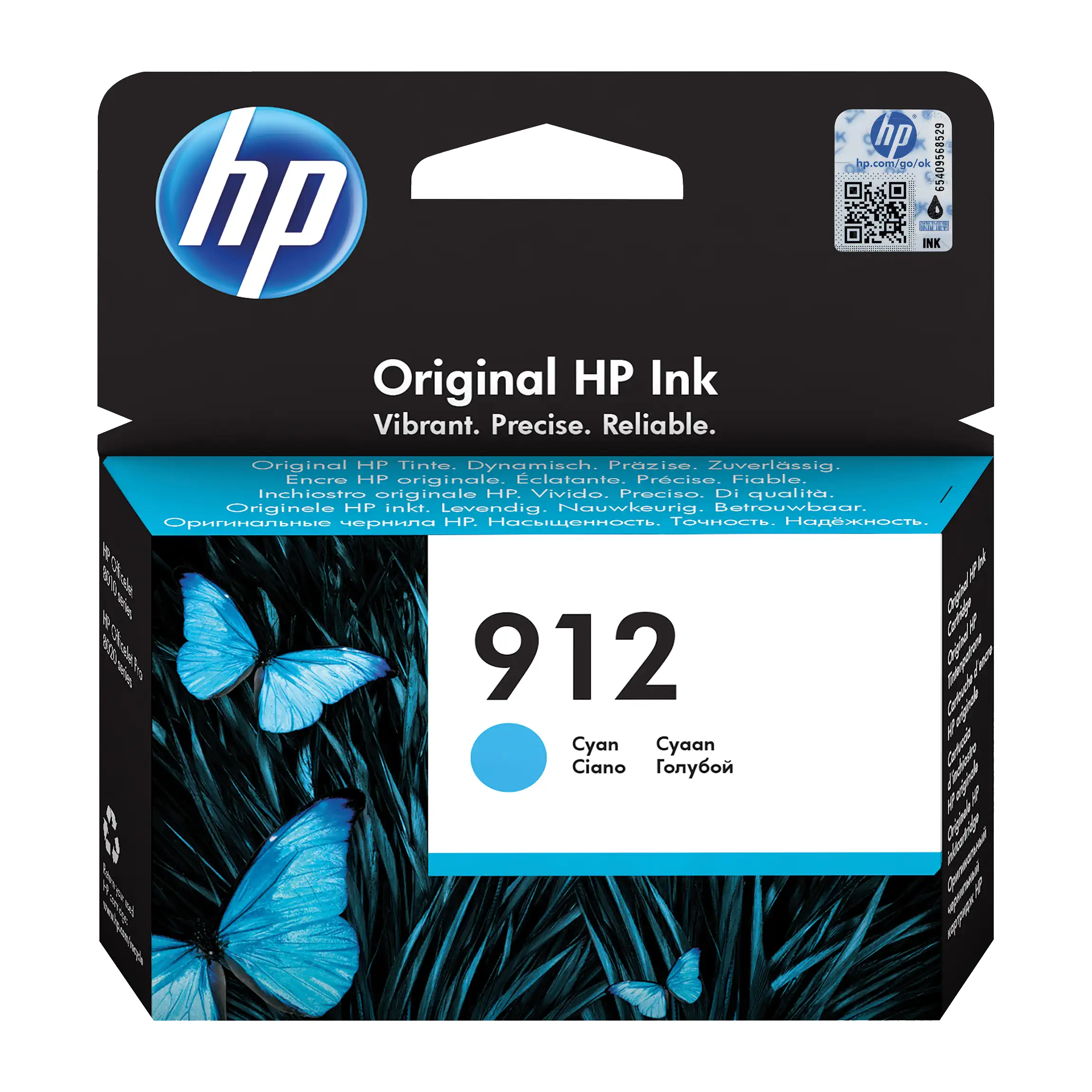 HP Tintenpatrone 912 cyan  315 Seiten