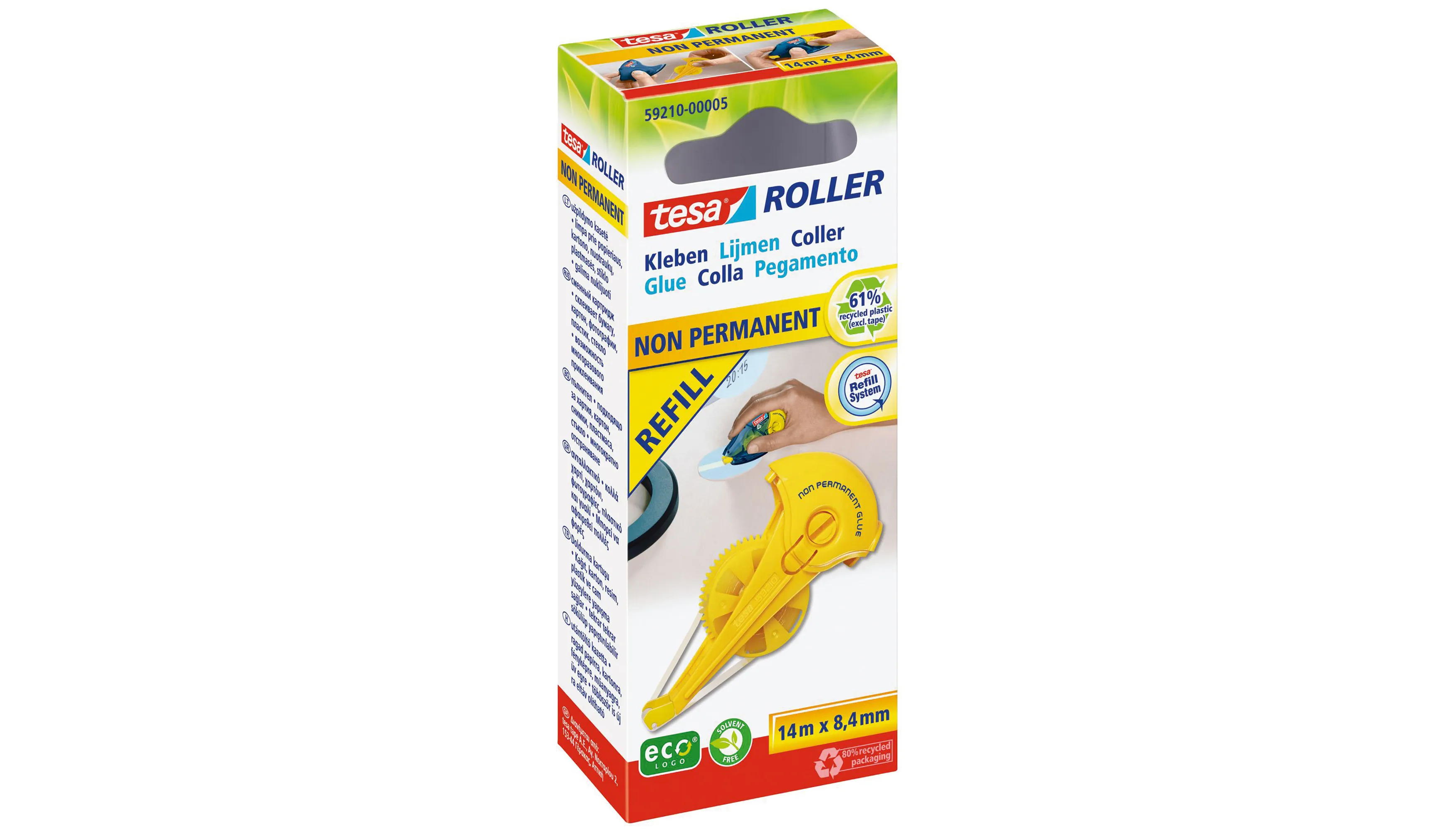 tesa® Nachfüllkassette non permanent