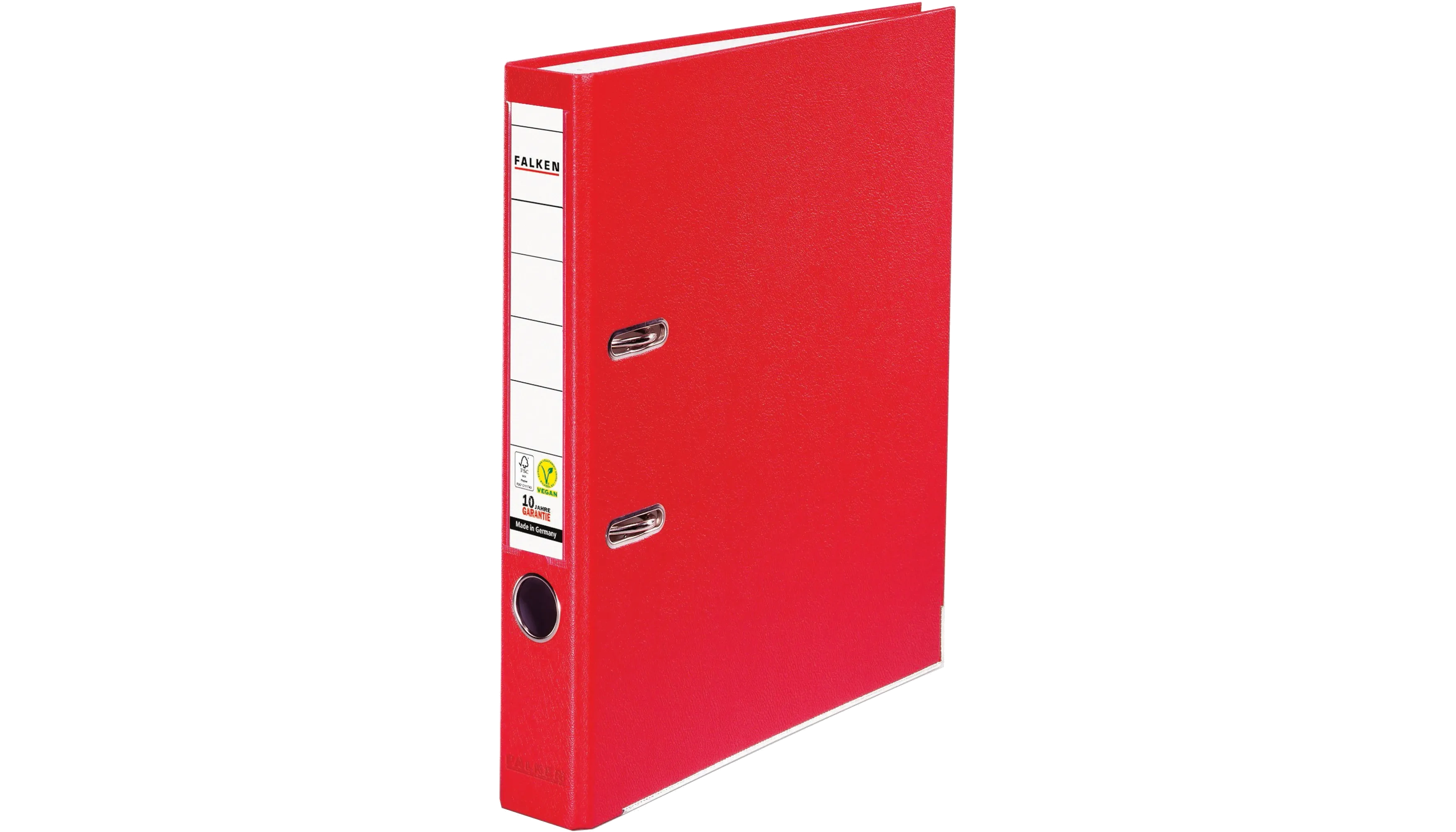 FALKEN Ordner Color Vegan DIN A4 50 mm rot