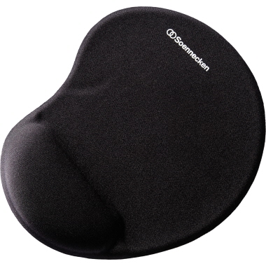SOENNECKEN Mousepad Memory Foam schwarz 25,5 x 2,1 x 21,5 cm