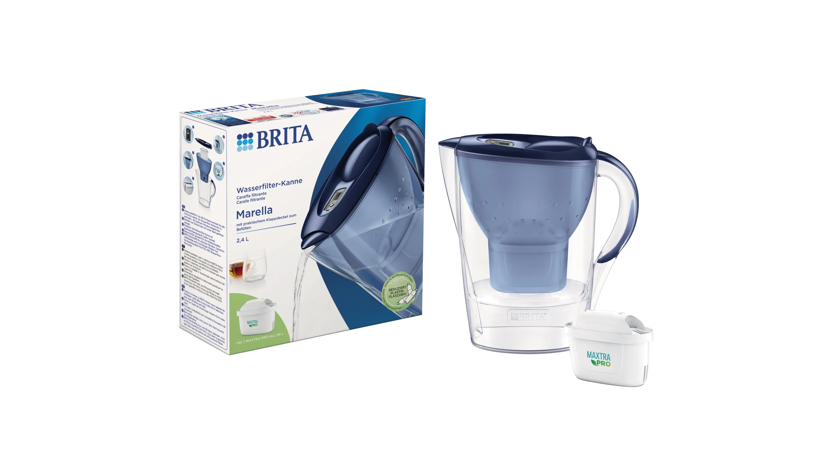 BRITA Wasserfilter Kanne Marella inkl. Filter