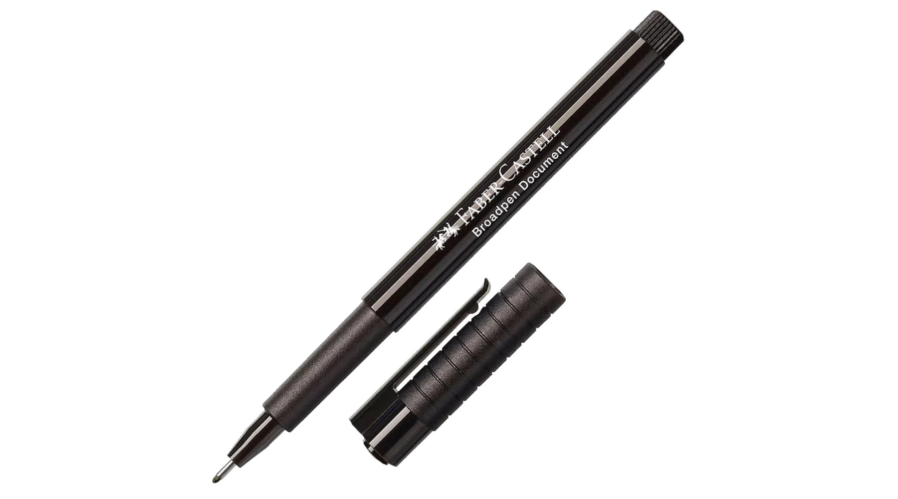 FABER-CASTELL Fineliner BROADPEN 1554  0,8 mm schwarz
