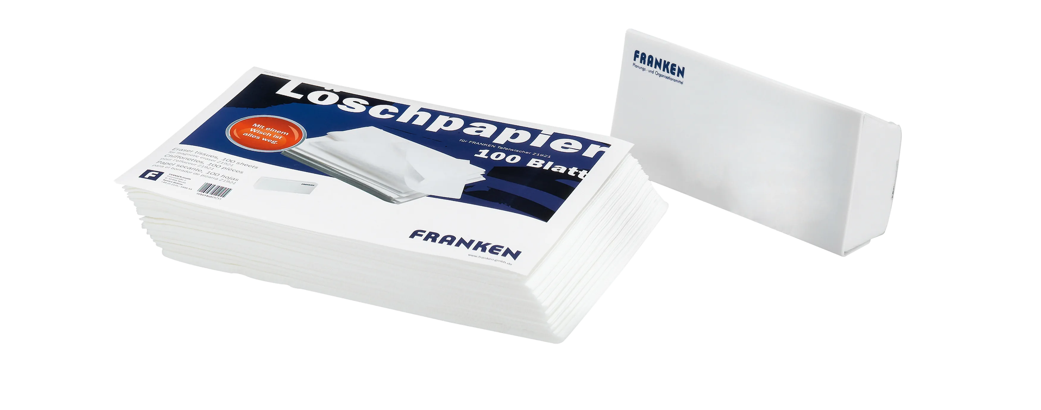 FRANKEN Löschpapier 22x16 cm 100 Stück/Pack