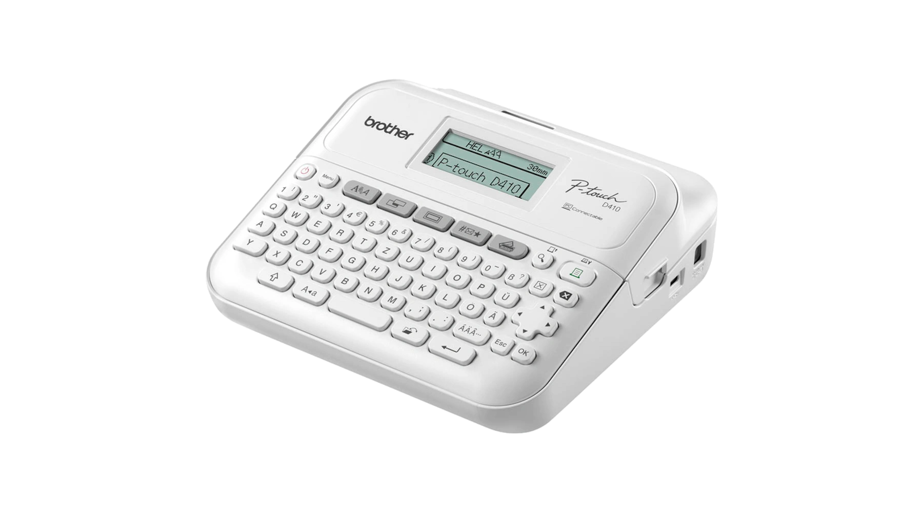 BROTHER P-touch D410VP Beschriftungsgerät weiß