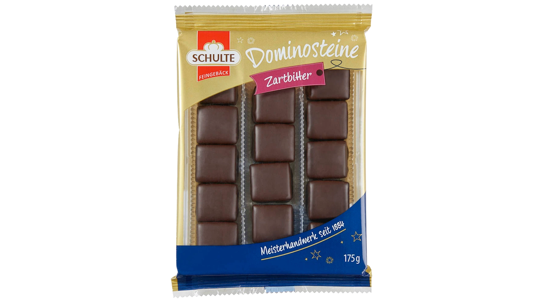 SCHULTE Dominosteine Zartbitter 175 g/Pack