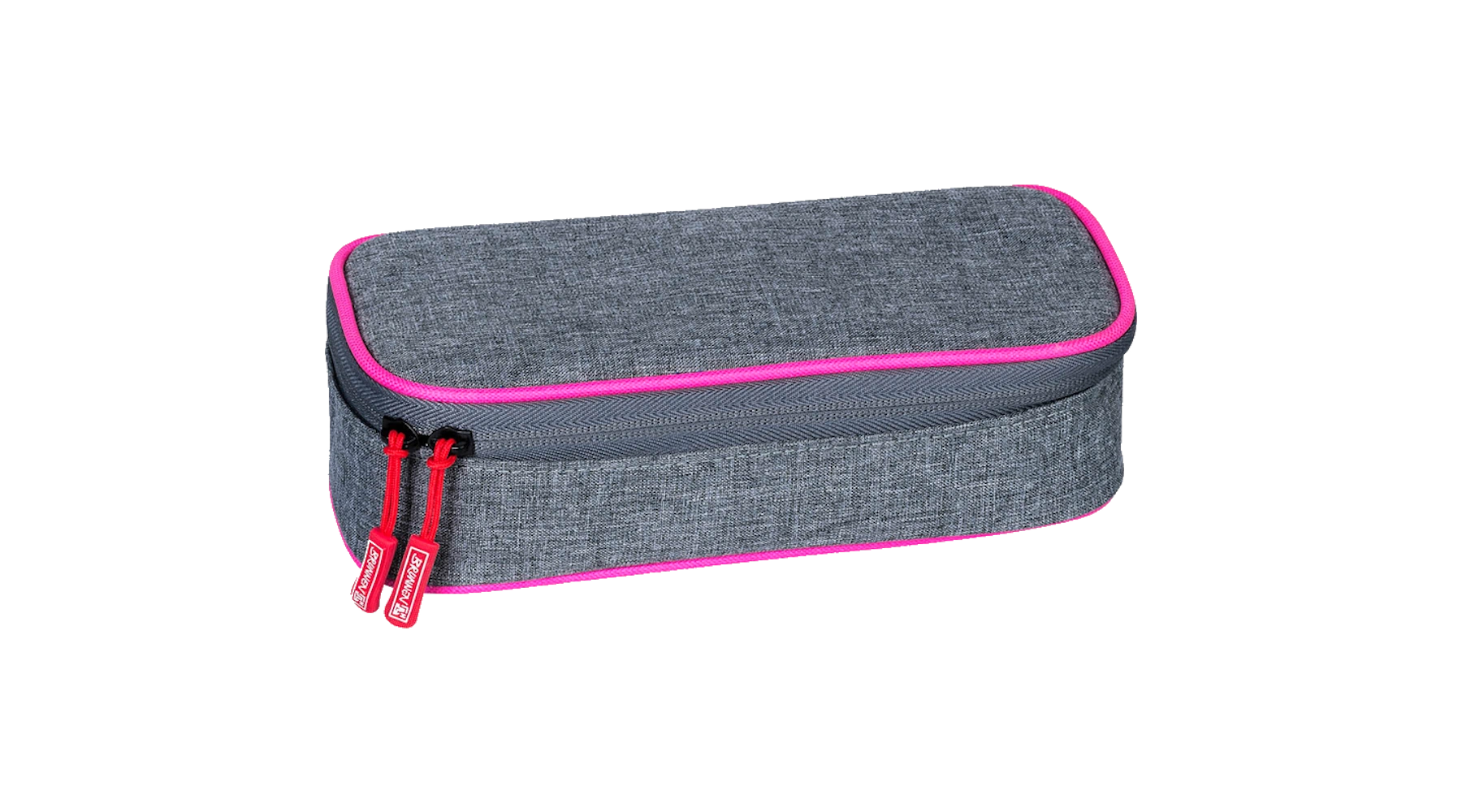 DELETE BRUNNEN Schreibgeräte-Etui Stone 22 x 6 x 11 cm (B x H x T) Stoff pink