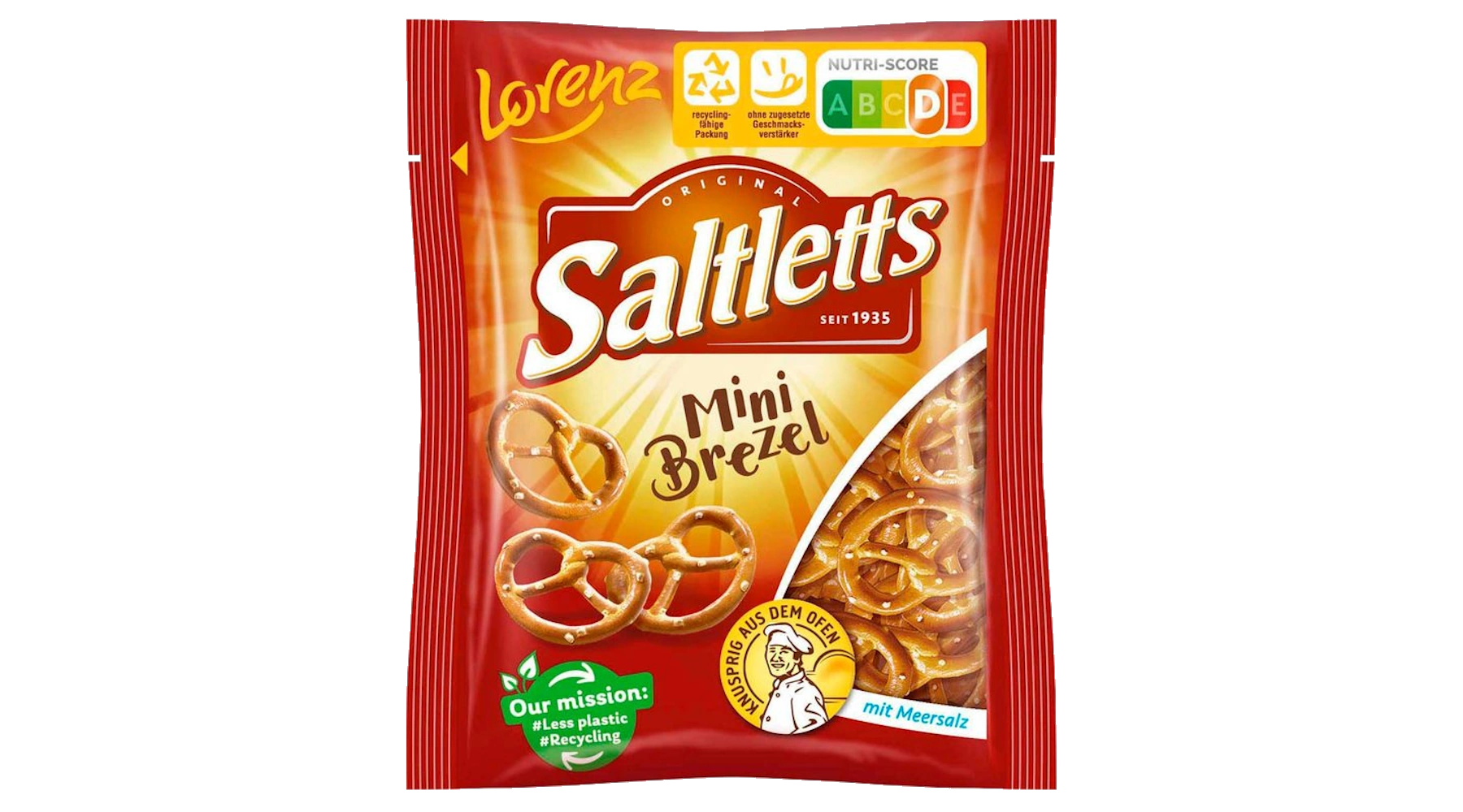 SALTLETTS Mini Brezel Gebäck 20 x 40 g