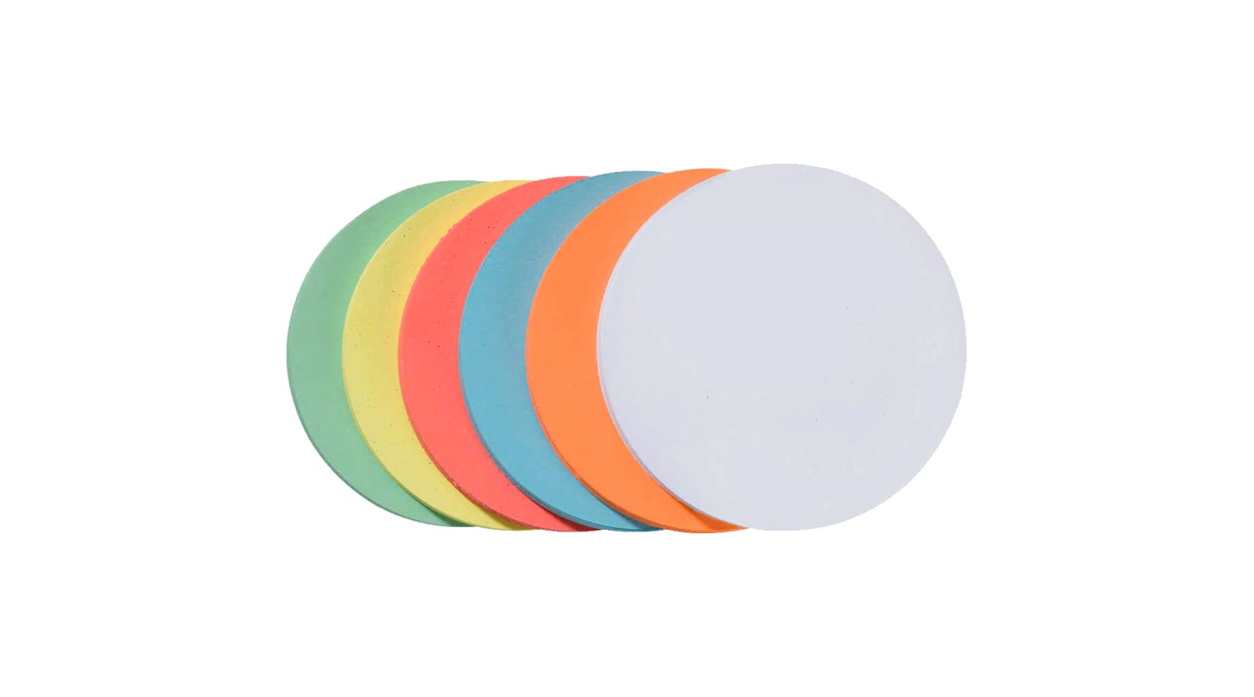 FRANKEN Moderationskarte Kreis Ø 14 cm selbstklebend 130 g/m² 300 Stück/Pack farbig sortiert