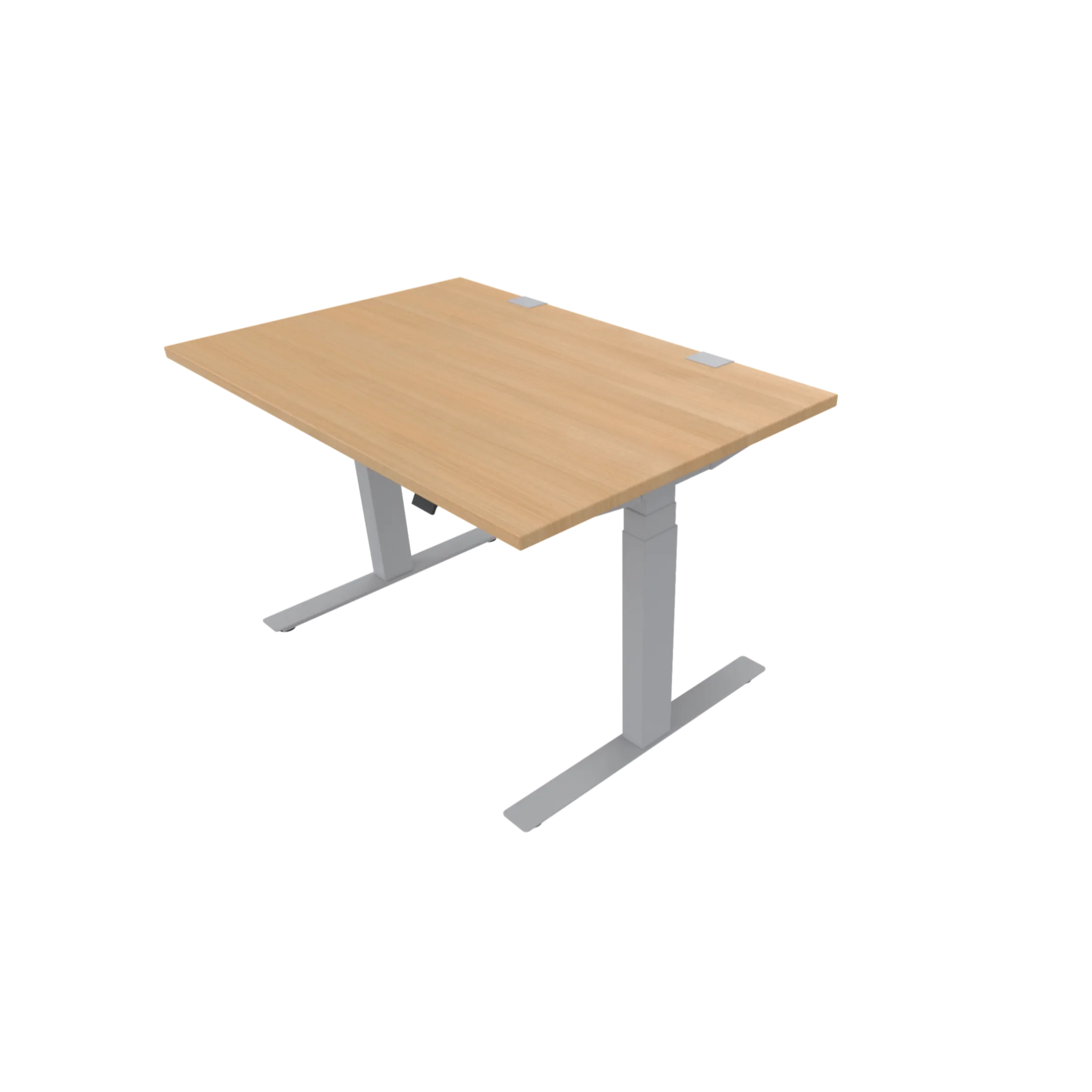ACTIVE.T Motortisch 1200x800mm Eiche Natur Aluminium