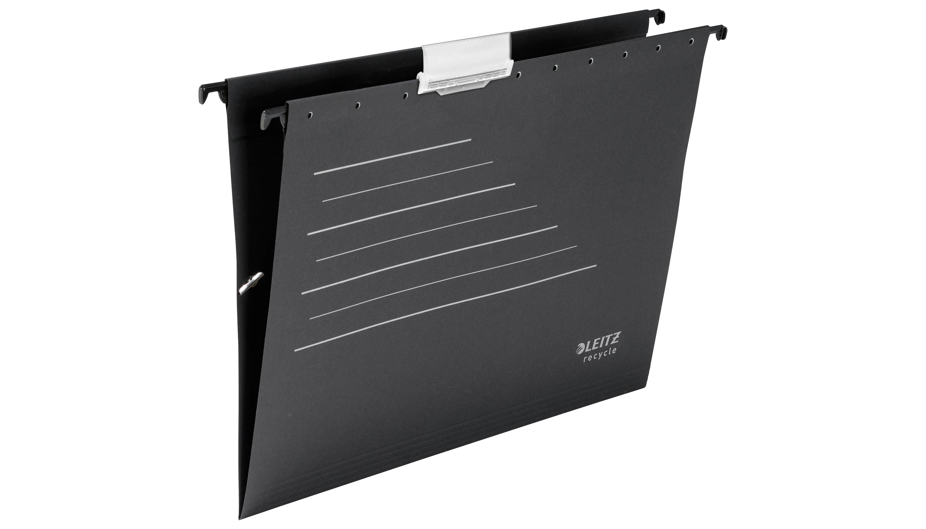 LEITZ Hängemappe ALPHA® Recycle DIN A4 275 g/m² Karton 100 % recycelt schwarz