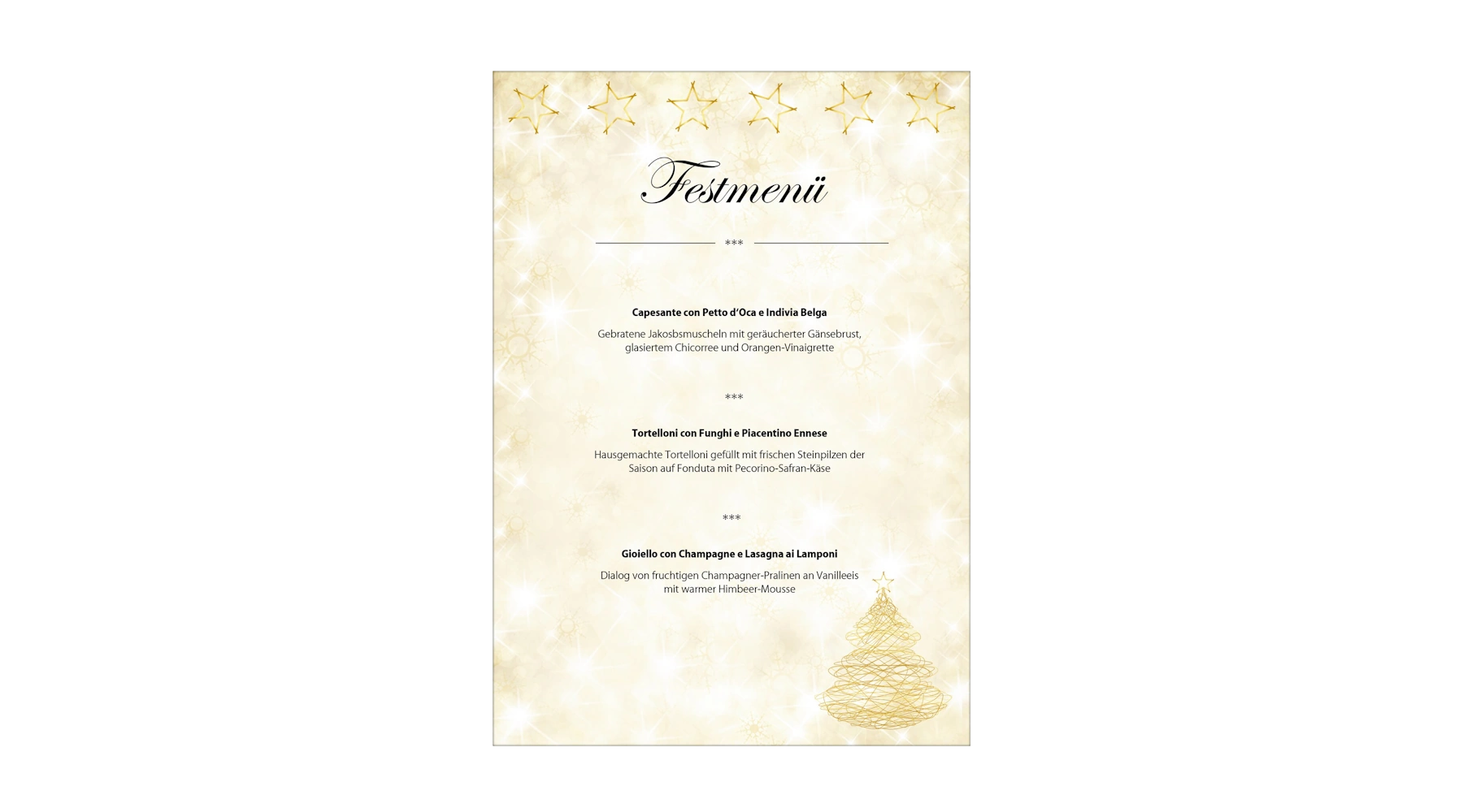 SIGEL Weihnachtsbriefpapier Graceful Christmas DIN A4  90 g/m² 100 Blatt/Pack