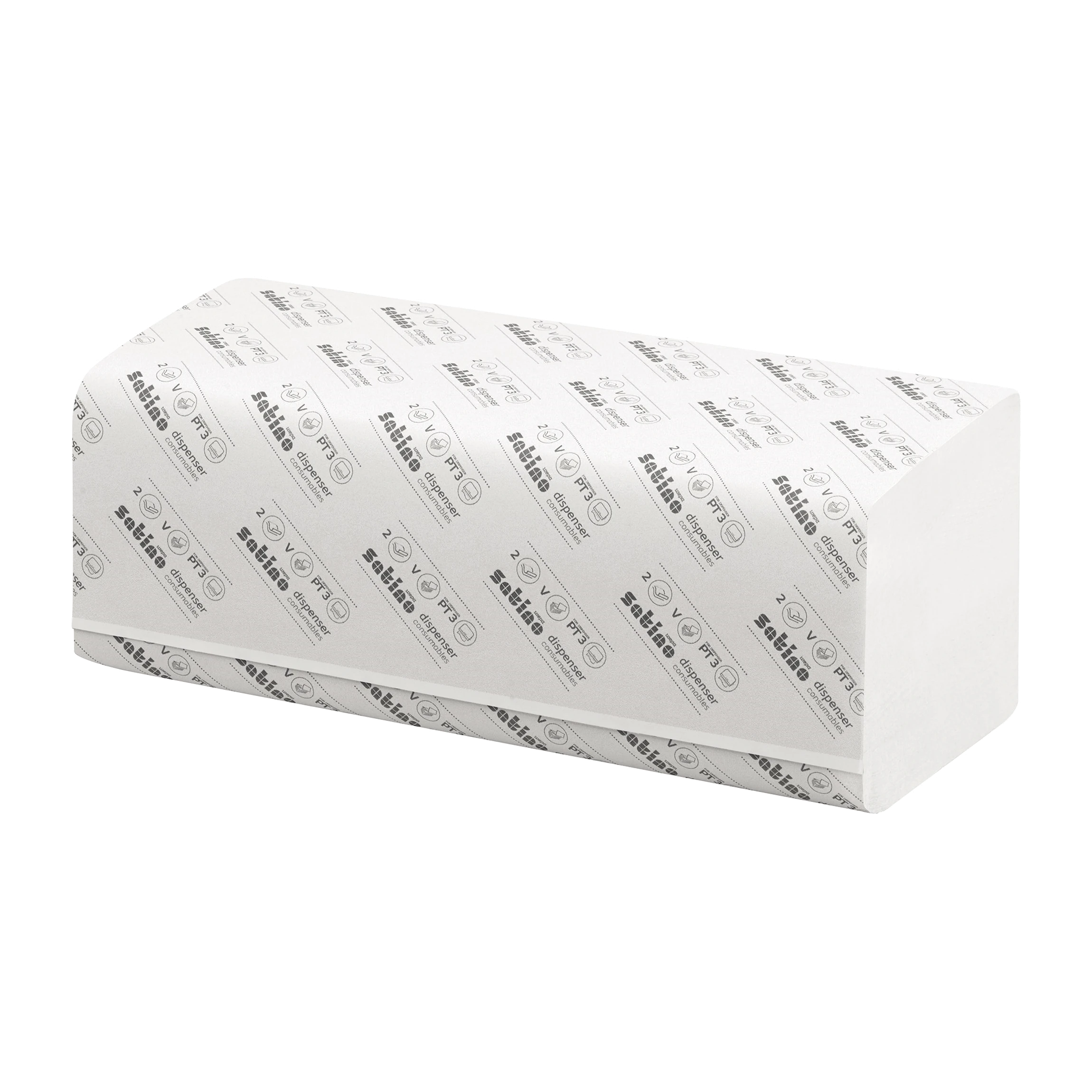 SANTINO Papierhandtuch Comfort 25 x 23 cm (B x L) weiß 20 x 160 Blatt/Pack