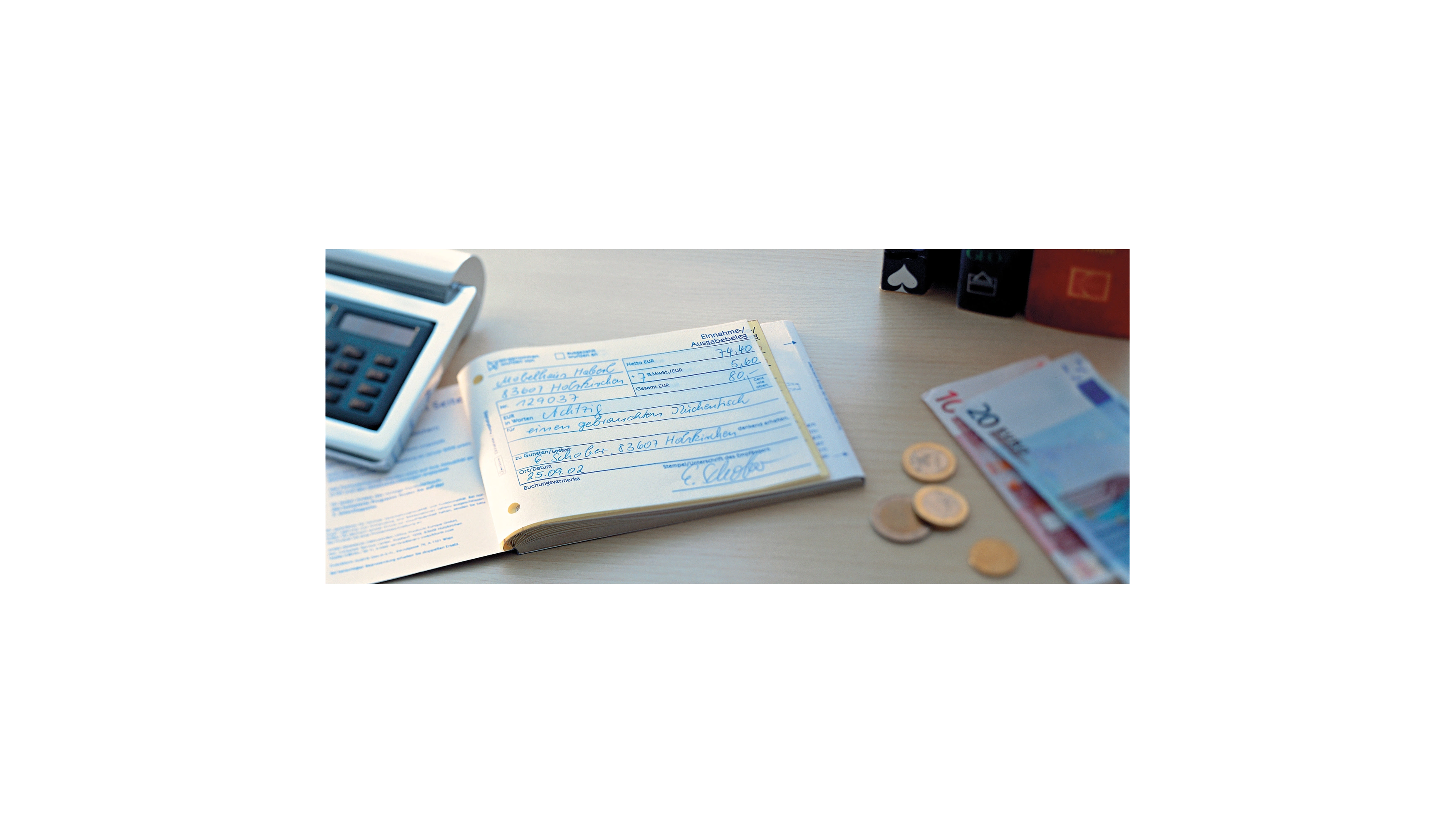AVERY ZWECKFORM Einnahme-/Ausgabebeleg 1205 DIN A6 quer 50 Blatt