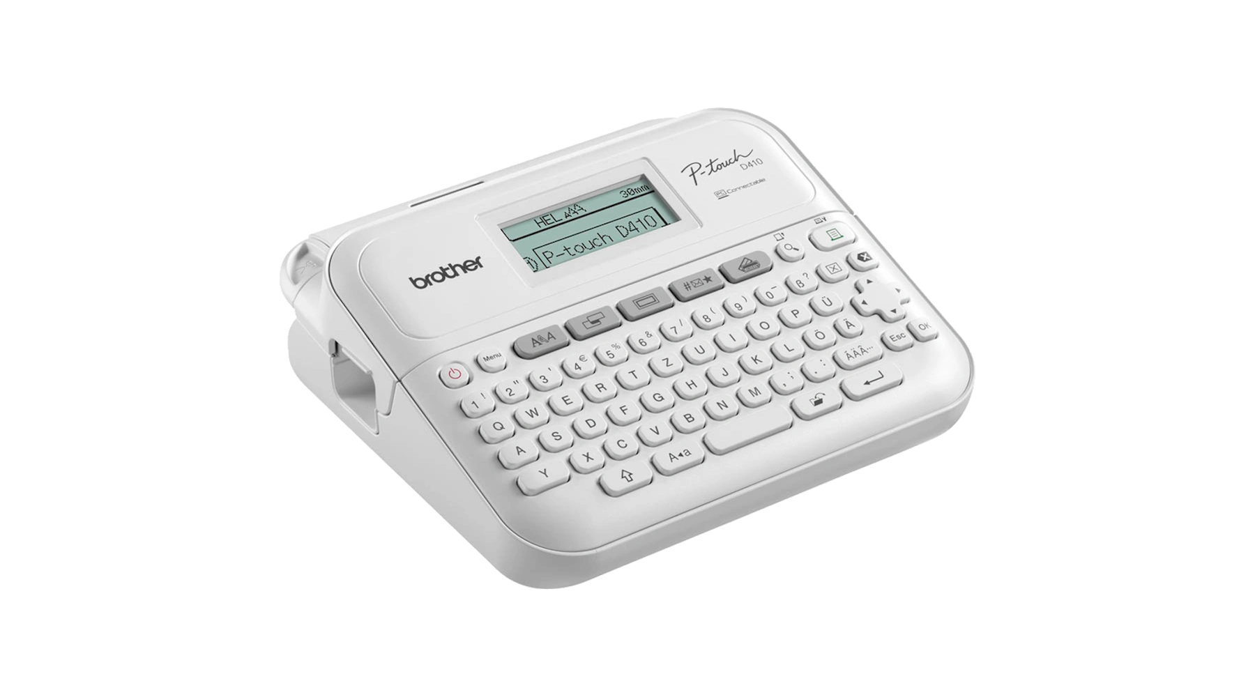 BROTHER P-touch D410VP Beschriftungsgerät weiß